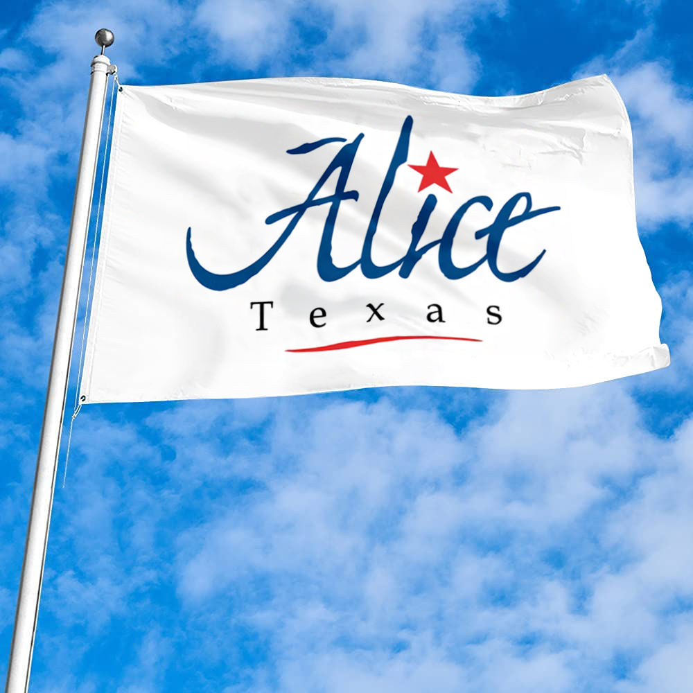 Fyon Alice, Texas flag Banner