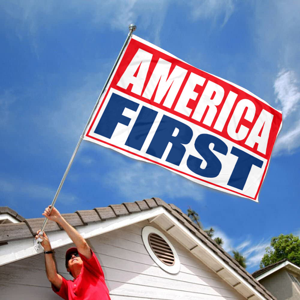 Fyon America First Flag Banner