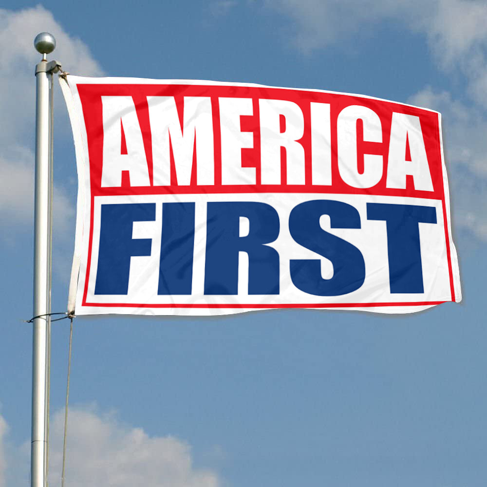 Fyon America First Flag Banner