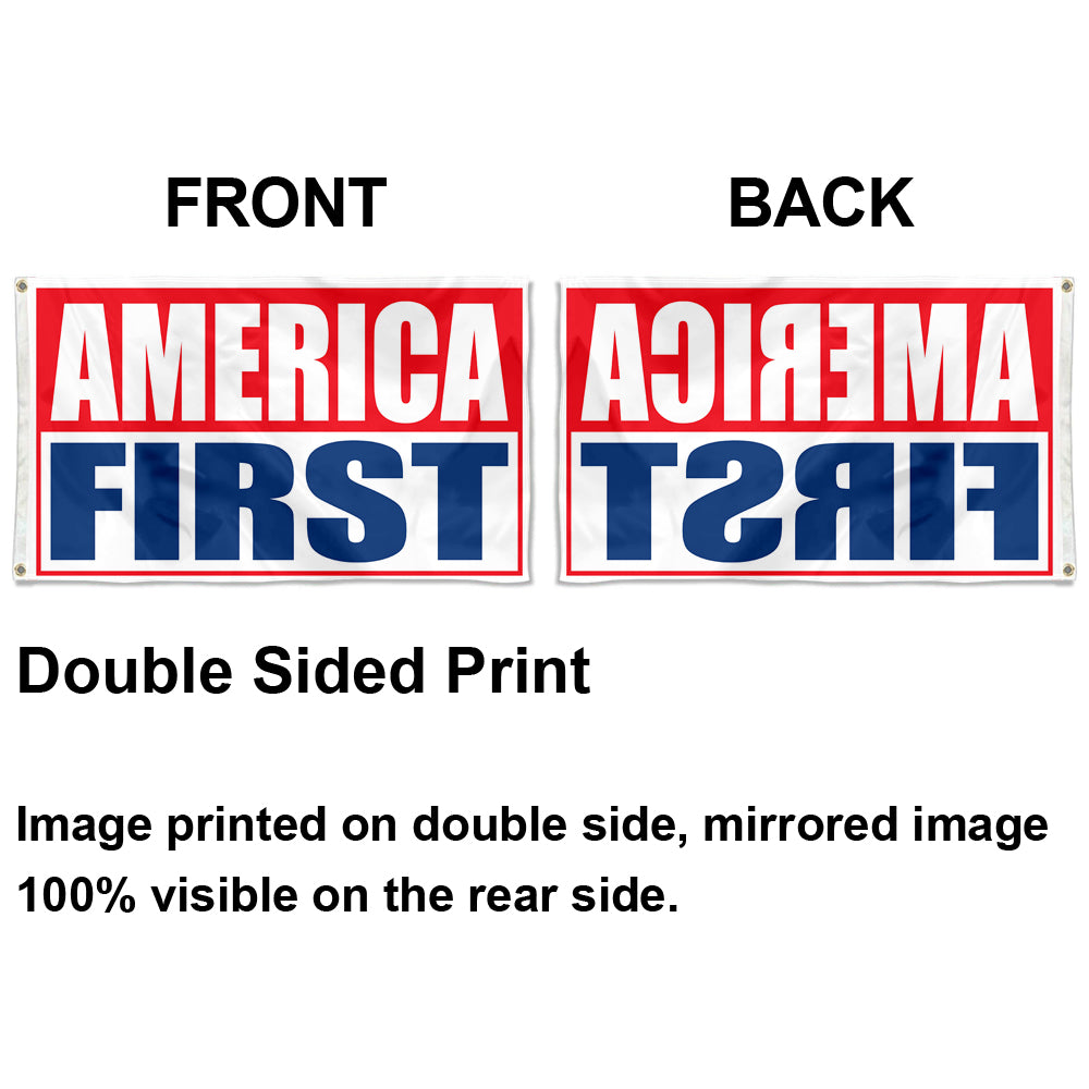 Fyon America First Flag Banner