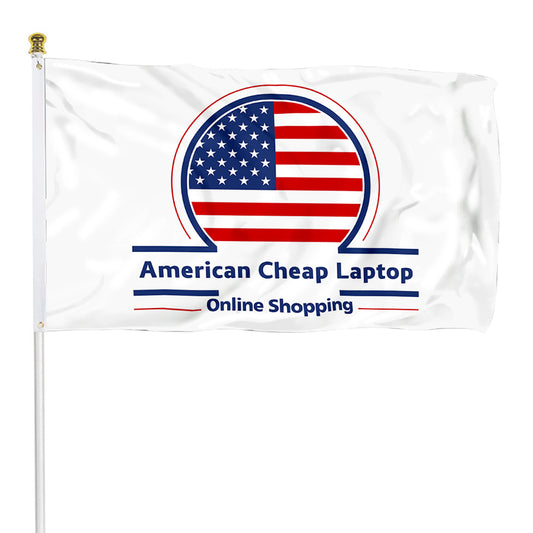 Fyon American Cheap Laptop Flag Banner