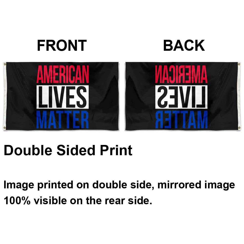 Fyon American Lives Matter Flag Banner