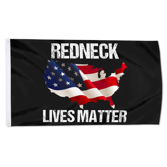 Fyon American Redneck Lives Matter Flag Banner