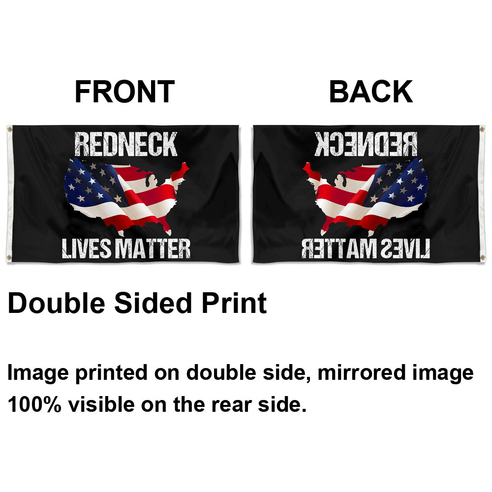 Fyon American Redneck Lives Matter Flag Banner