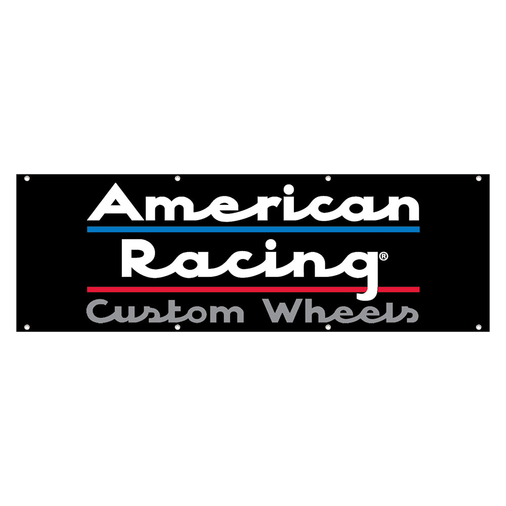 Fyon Custom Wheels Garage shop Decor Banner Works for American Racing Flag