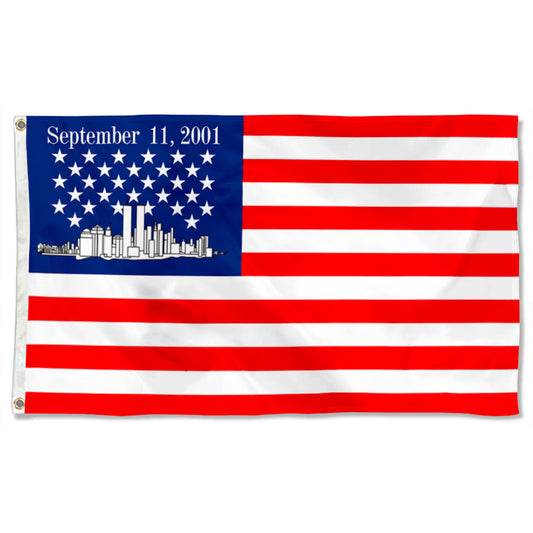 Fyon Americas and Americas USA 911 Flag Banner