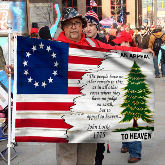Fyon An Appeal To Heaven The Pine Tree Flag Banner