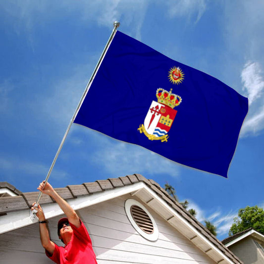 Fyon Aranjuez with The Sacred Heart of Jesus Christ and The Immaculate Heart of Mary Flag Banner