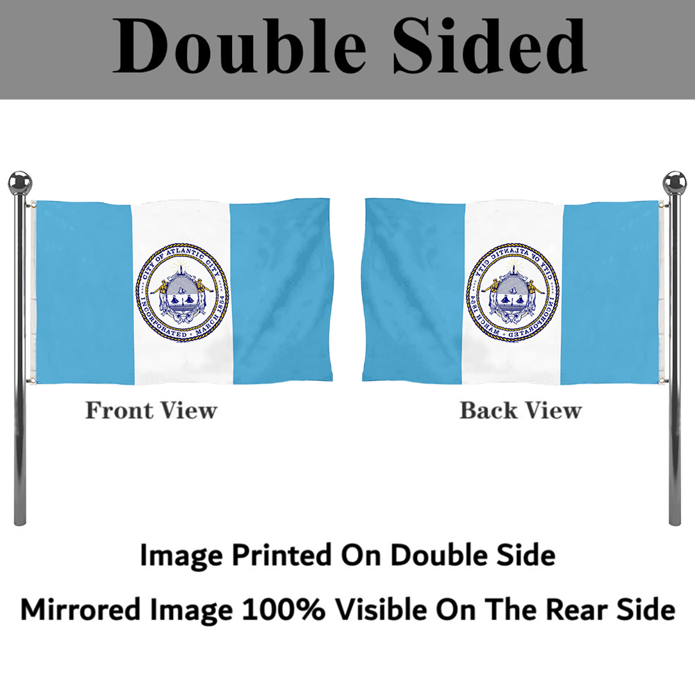 Fyon Atlantic City, New Jersey flag Banner
