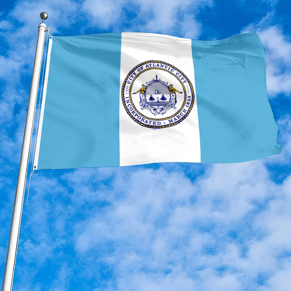 Fyon Atlantic City, New Jersey flag Banner