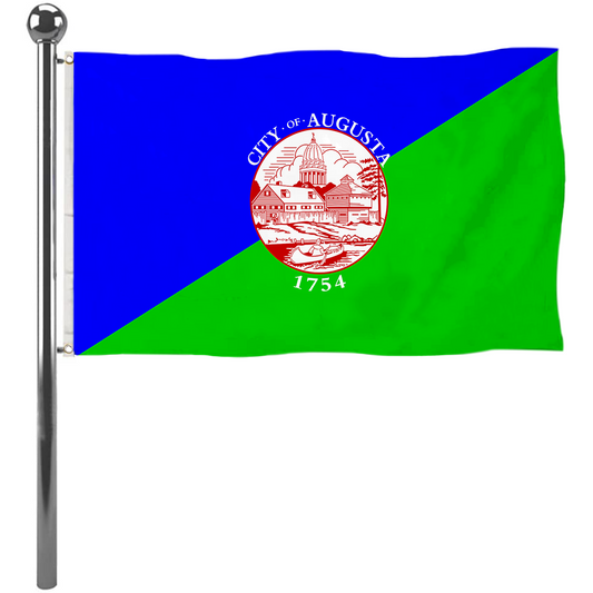 Fyon Augusta, Maine flag  Banner