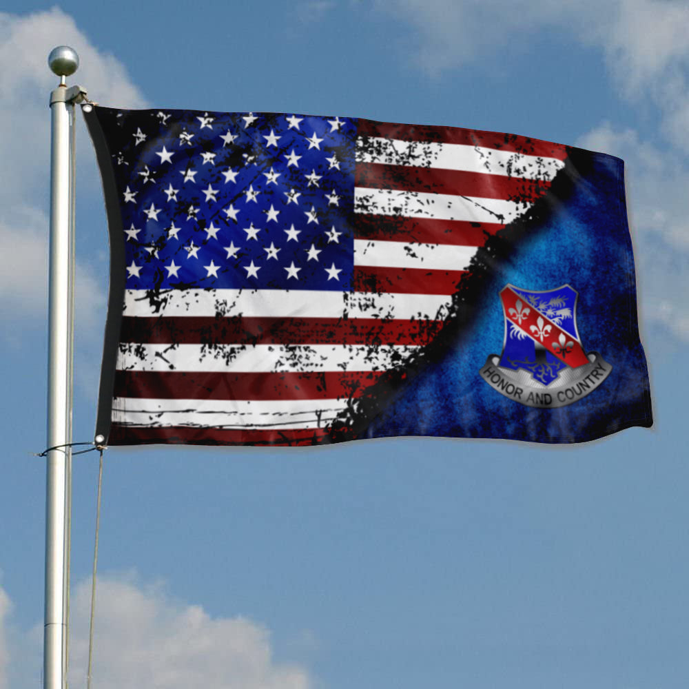 Fyon Bastogne Stars And Stripes Flag Indoor and outdoor banner