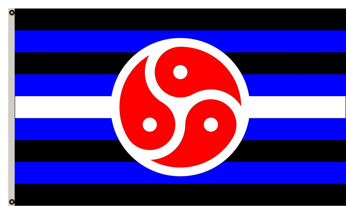 BDSM-rights-flag-Tanos banner The BDSM Rights Flag landscape flag
