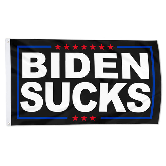 Fyon BIDEN SUCKS Make America Flag Banner