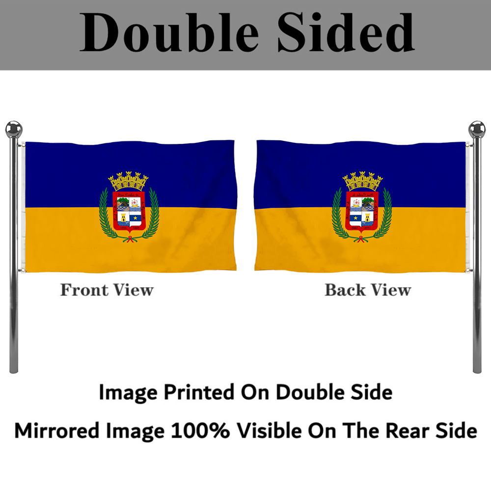 Fyon Bandera de Aguadilla, Puerto Rico flag banner