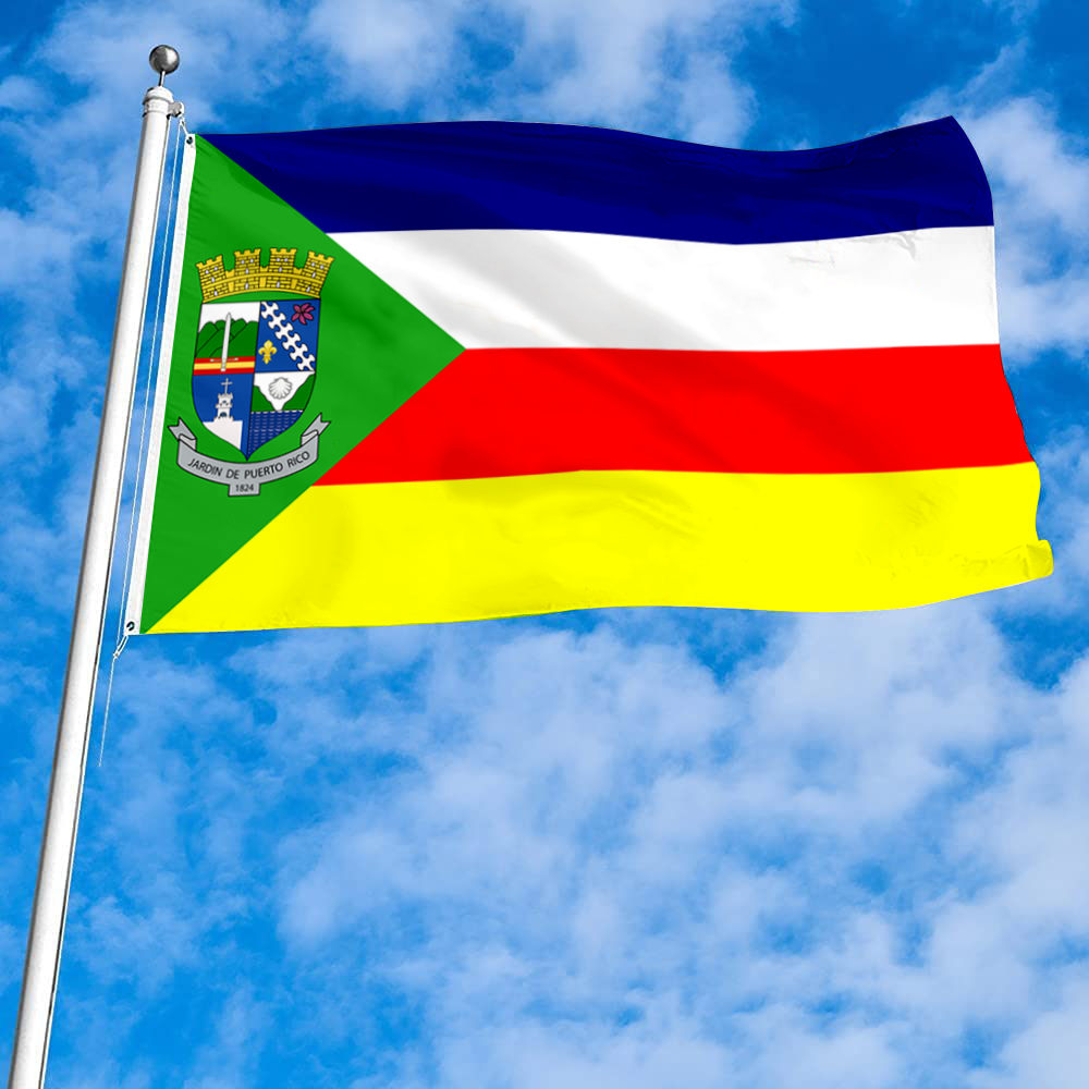 Fyon Bandera de Aibonito, Puerto Rico flag banner