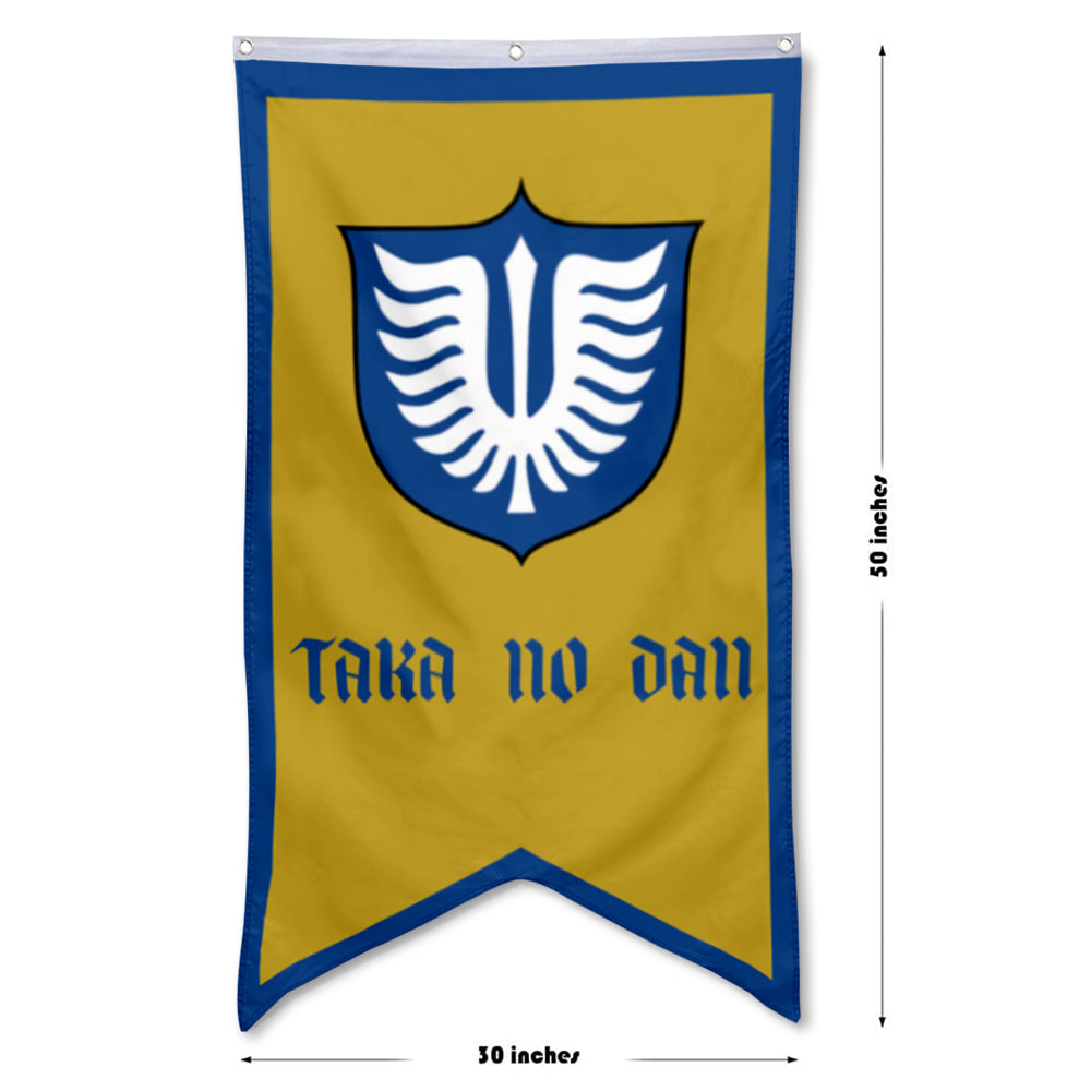 Fyon Band of the Hawk Flag Taka no Dan Flag Indoor and outdoor banner 30x50inch