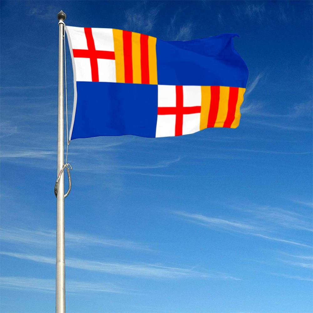 Fyon Barceloneta, Puerto Rico flag banner