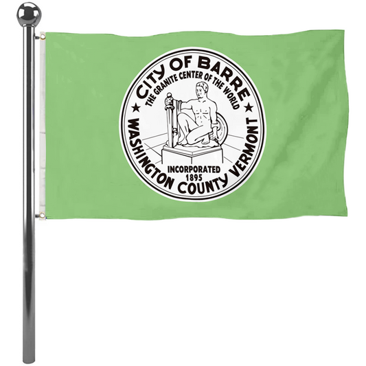 Fyon Barre, Vermont flag Banner