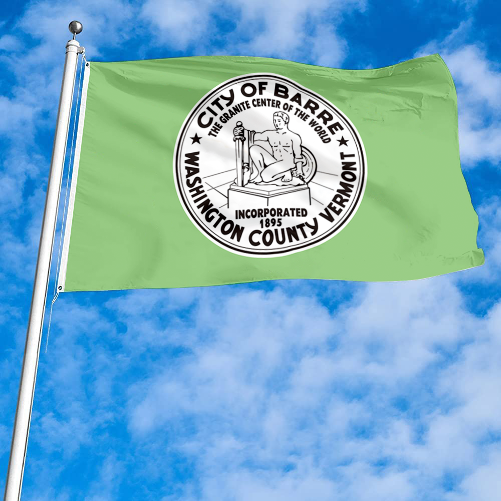 Fyon Barre, Vermont flag Banner