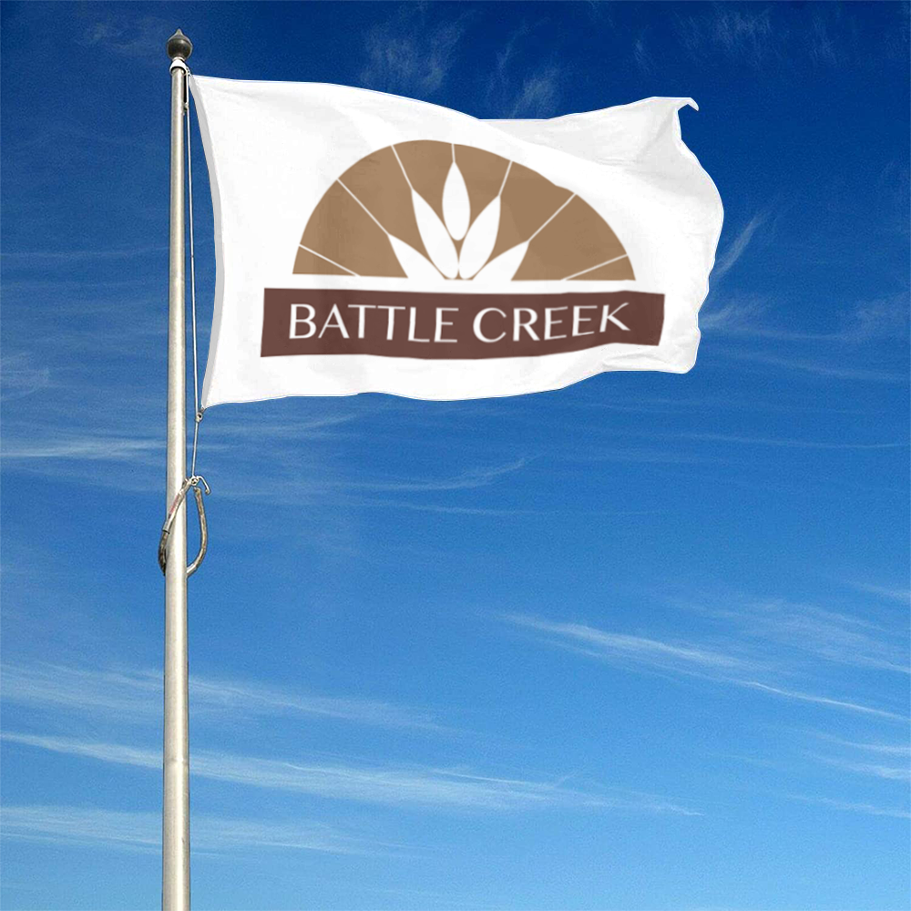 Fyon Battle Creek, Michigan flag Banner