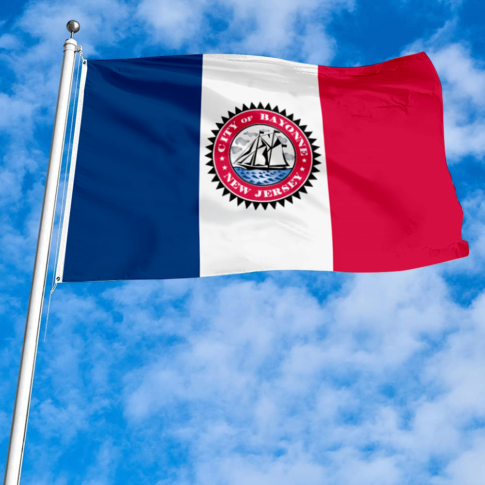 Fyon Bayonne, New Jersey flag Banner