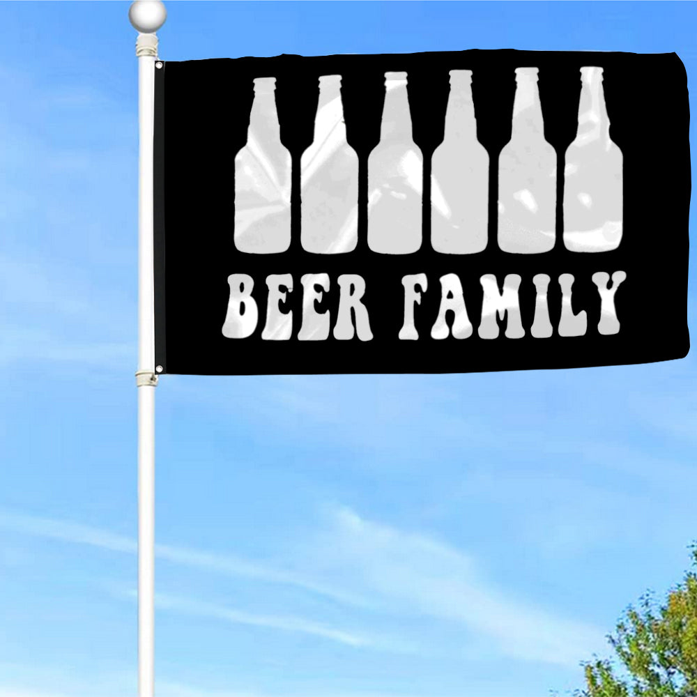 Fyon Beer Family Beer Flag Indoor and Outdoor Banner