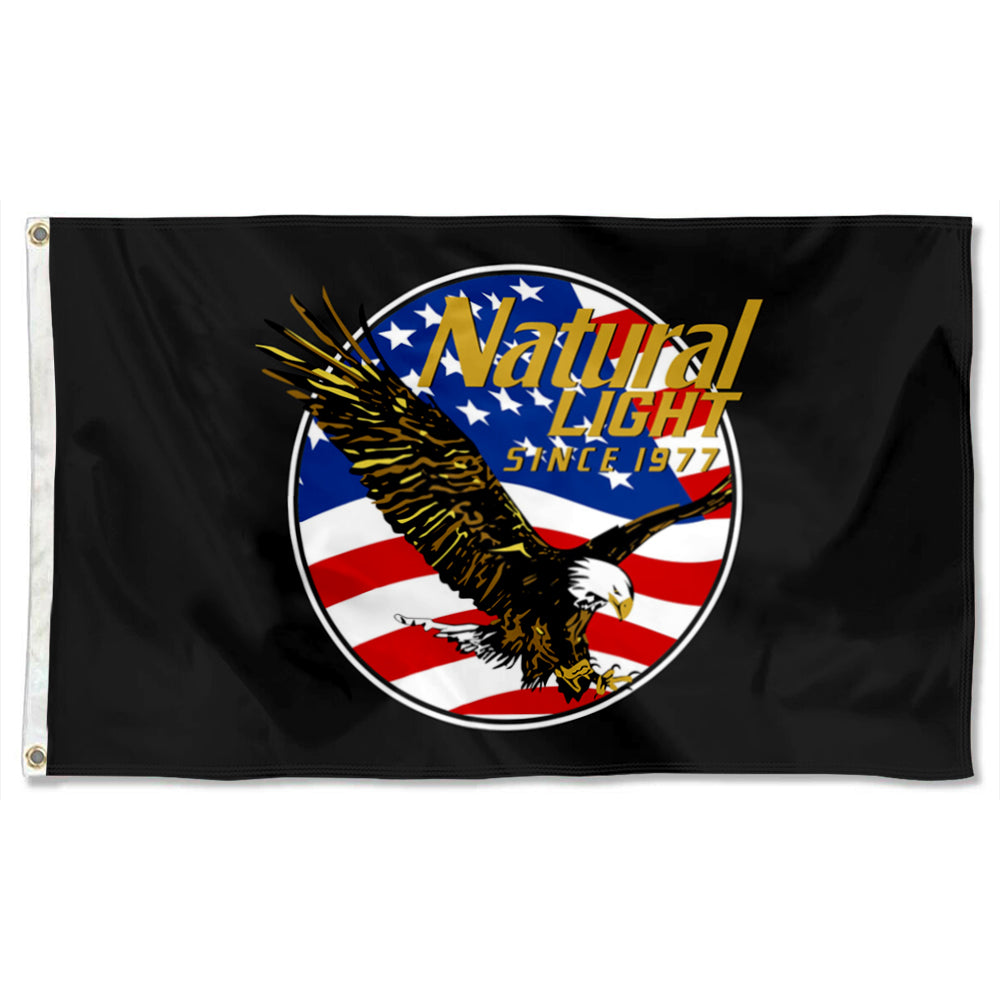 Fyon Beer Natural American Eagle Flag Banner