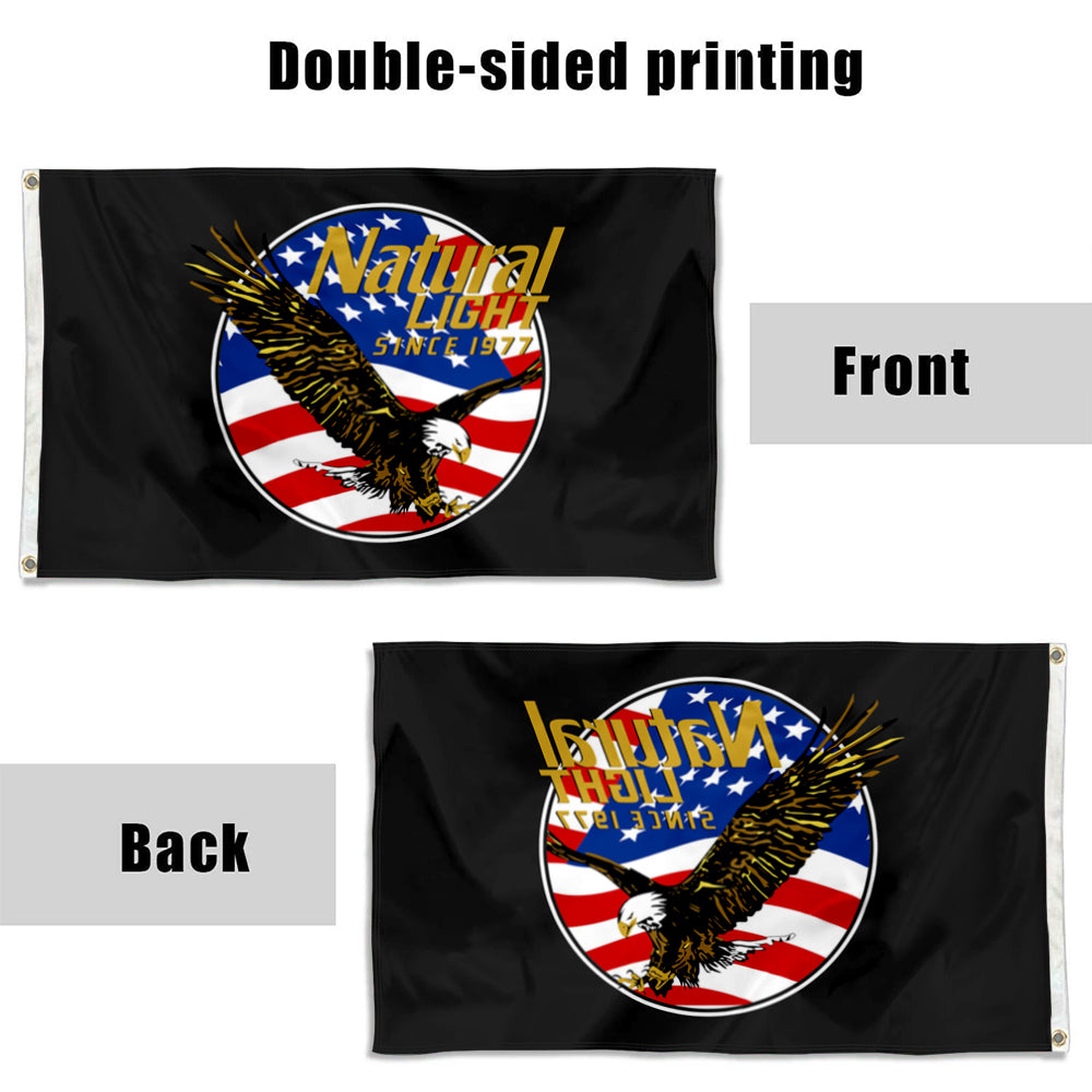 Fyon Beer Natural American Eagle Flag Banner
