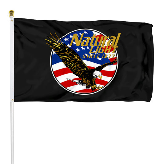 Fyon Beer Natural American Eagle Flag Banner