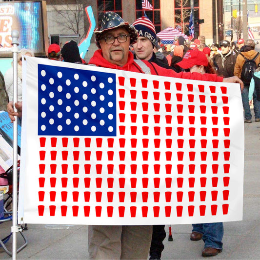 Fyon Beer Pong Beer Flag Indoor and outdoor banner