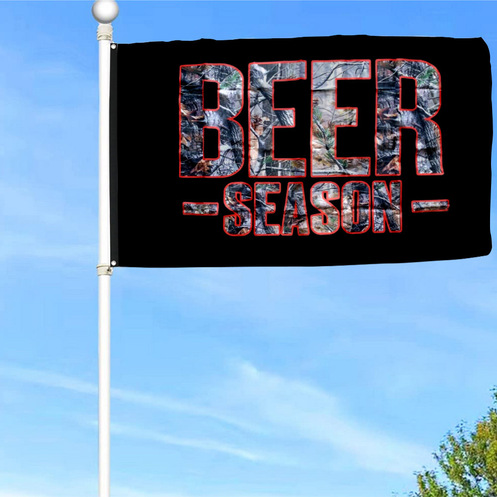 Fyon Beer Season Flag Indoor and Outdoor Banner