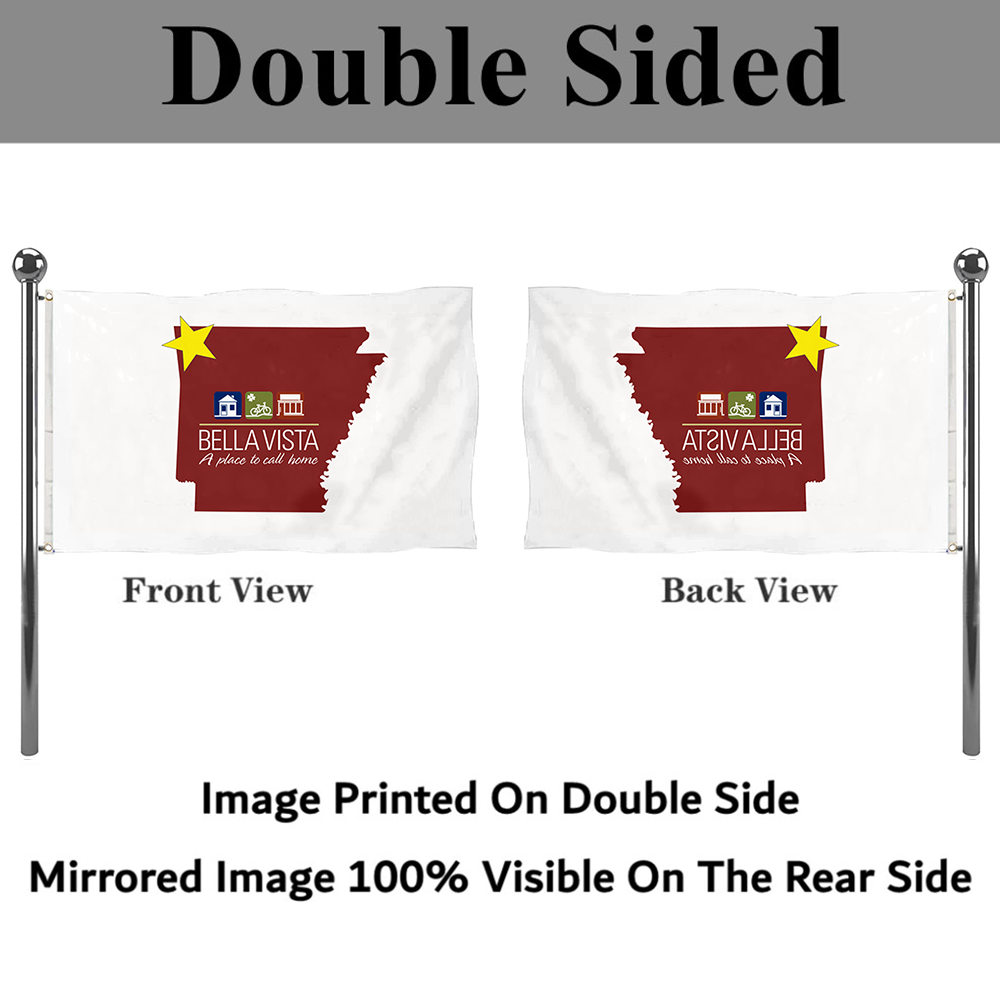 Fyon Bella Vista, Arkansas Flag Banner