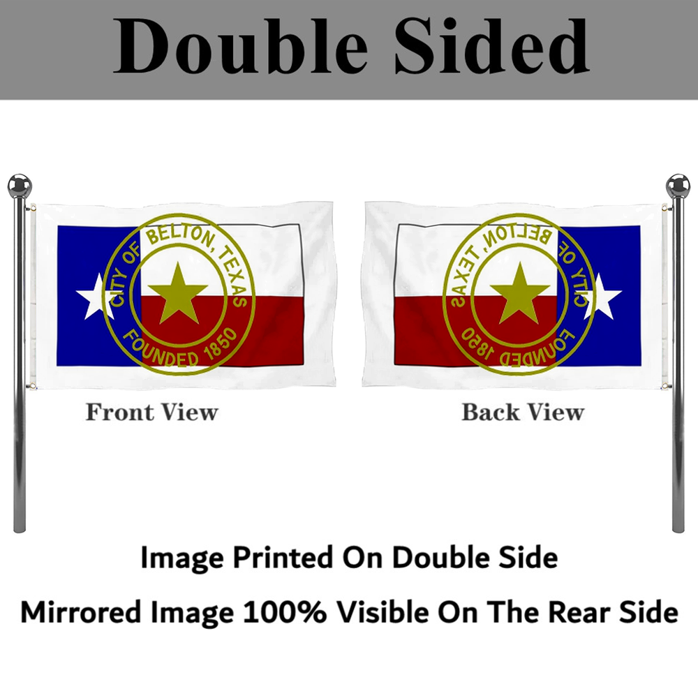 Fyon Belton, Texas Flag Banner