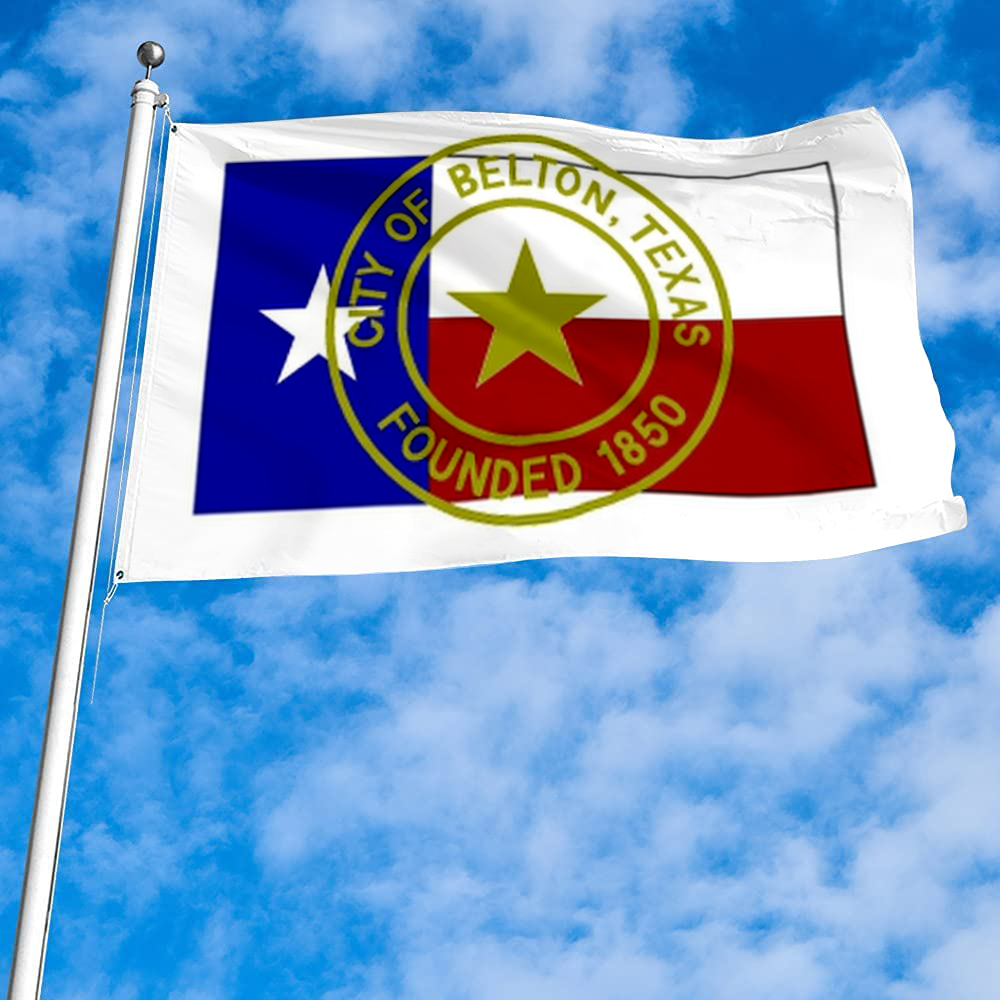 Fyon Belton, Texas Flag Banner