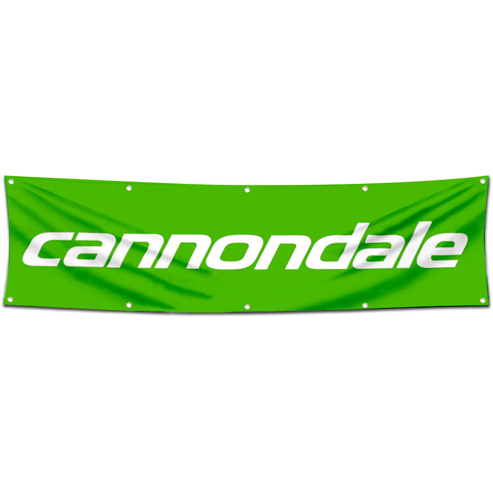 Fyon Bicycles Garage Shop Decor Banner Works for Cannondale Bike Flag 2x8 Feet