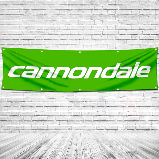 Fyon Bicycles Garage Shop Decor Banner Works for Cannondale Bike Flag 2x8 Feet
