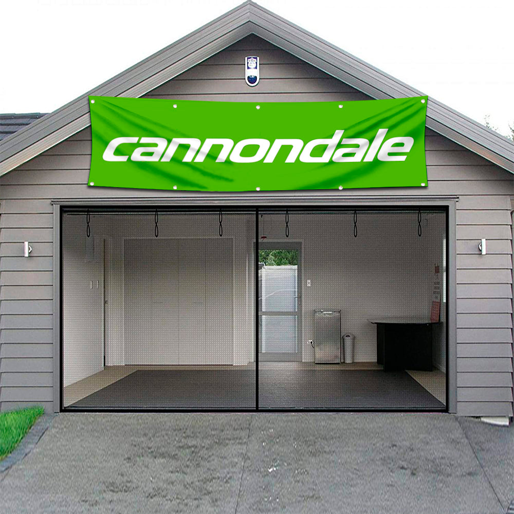 Fyon Bicycles Garage Shop Decor Banner Works for Cannondale Bike Flag 2x8 Feet
