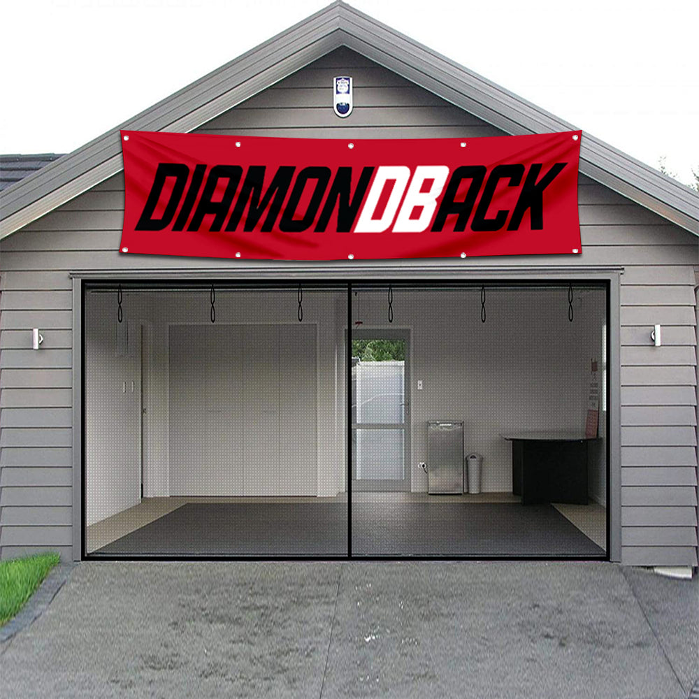 Fyon Bicycles Garage Shop Decor Banner Works for Diamondback Flag 2x8 Feet