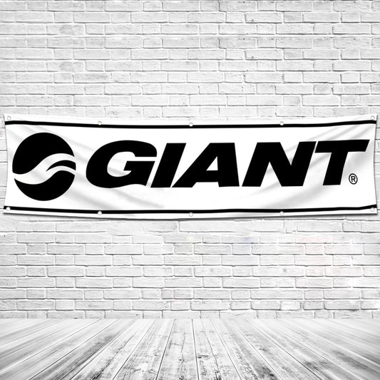 Fyon Bicycles Garage Shop Decor Banner Works for Giant Bike Flag 2x8 Feet
