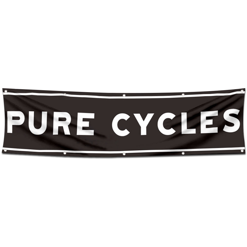 Fyon Bicycles Garage Shop Decor Banner Works for Pure Cycles Flag 2x8 Feet