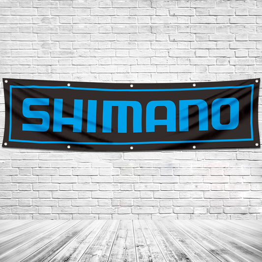 Fyon Bicycles Garage Shop Decor Banner Works for Shimano Flag 2x8 Feet