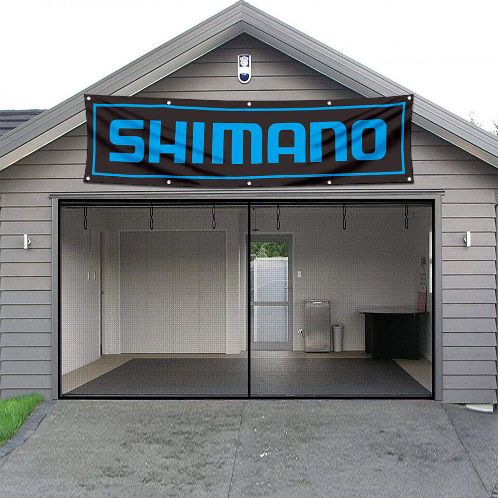 Fyon Bicycles Garage Shop Decor Banner Works for Shimano Flag 2x8 Feet
