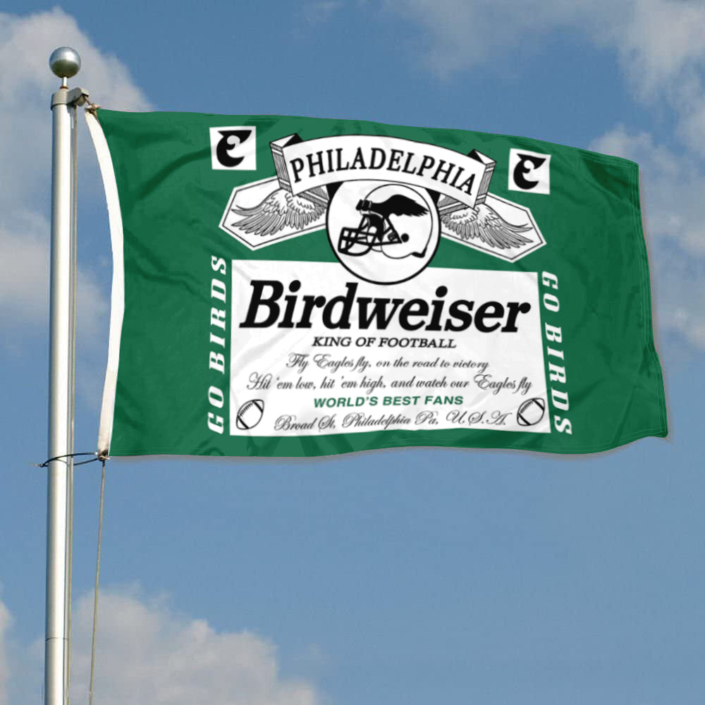 Fyon Birdweiser King of football Flag Indoor and outdoor banner