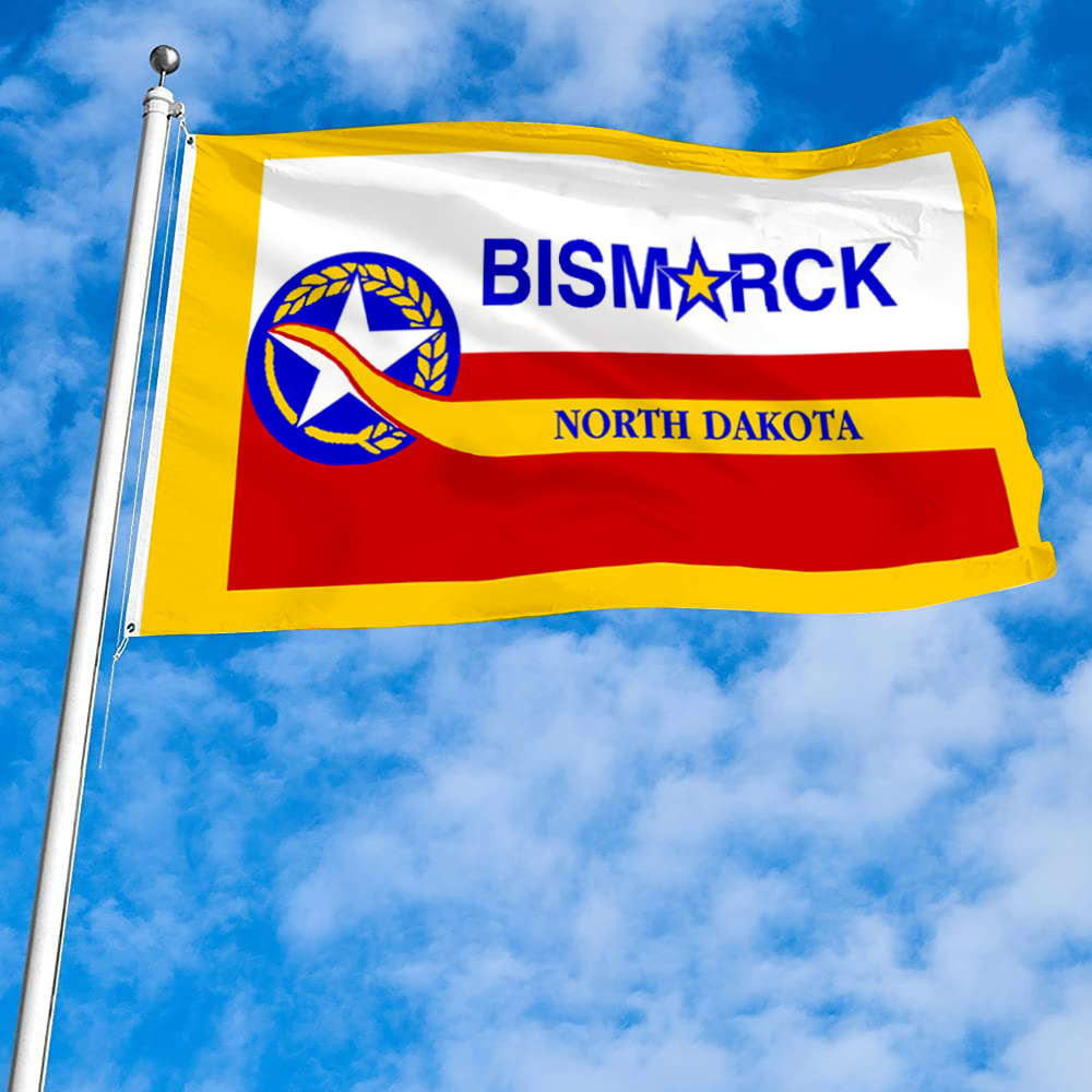 Fyon Bismarck, North Dakota flag Banner
