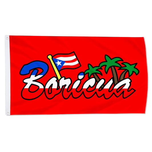 Boricua, Puerto Rico Flag Banner