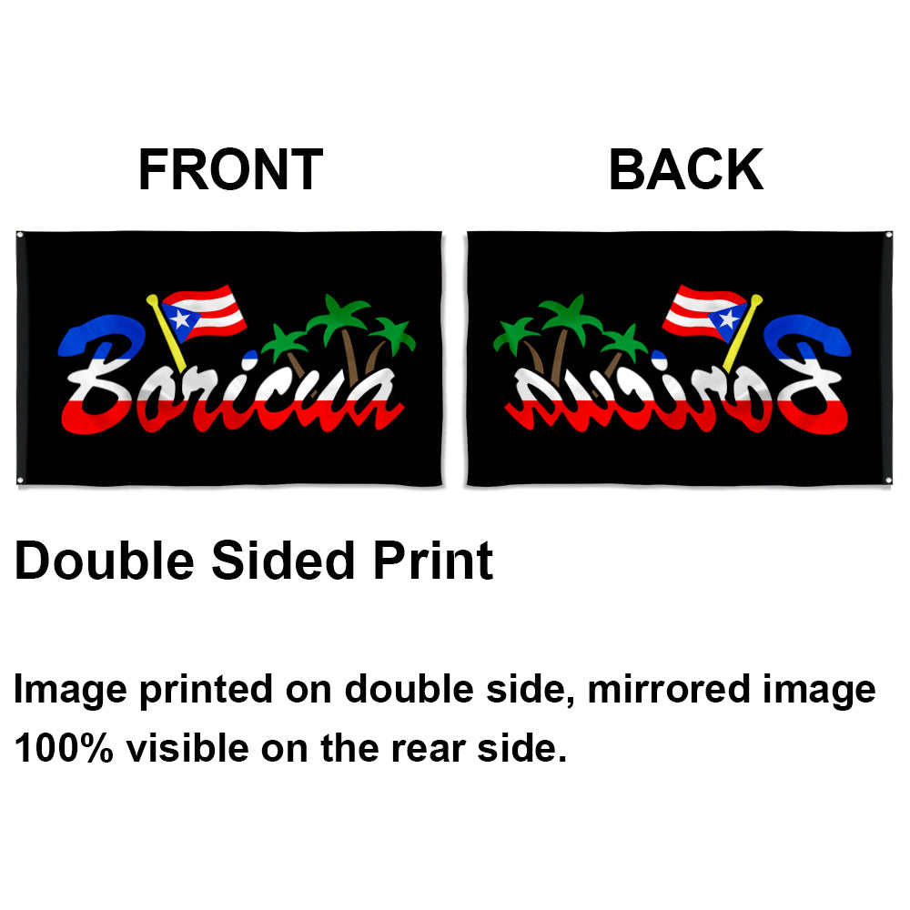 Boricua, Puerto Rico Flag Banner
