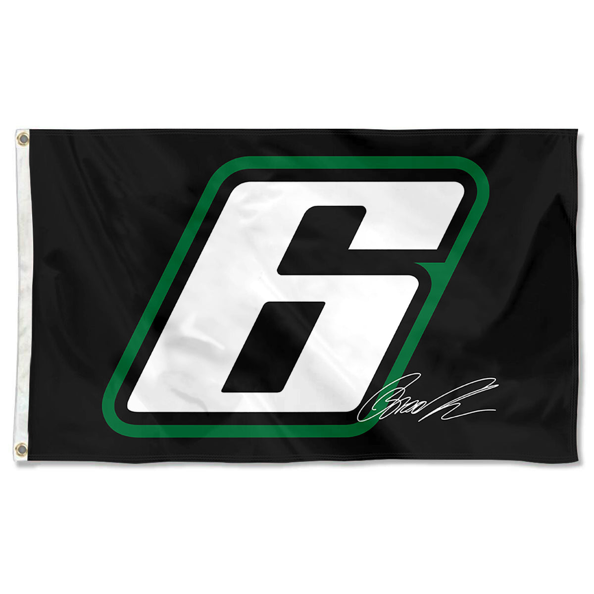 Fyon Brad Keselowski #6 Racing Car Flag Indoor and Outdoor Banner