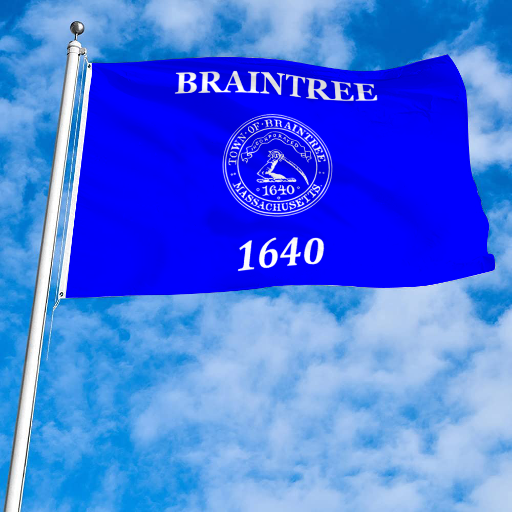 Fyon Braintree, Massachusetts flag Banner