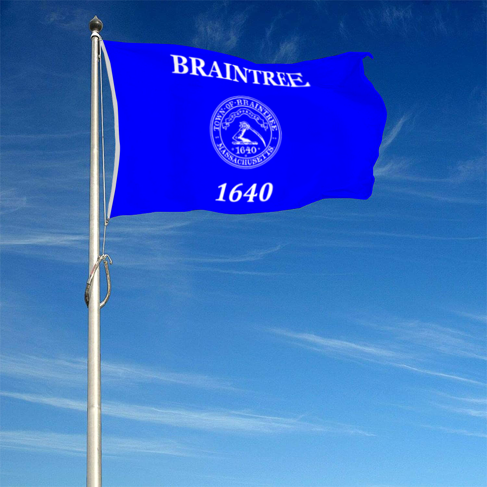 Fyon Braintree, Massachusetts flag Banner